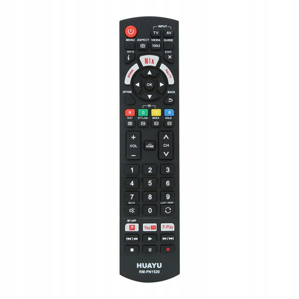 Pilot RM-PN1520 PANASONIC LED LCD uniwersalny Huayu czarny 4K NETFLIX NOWY