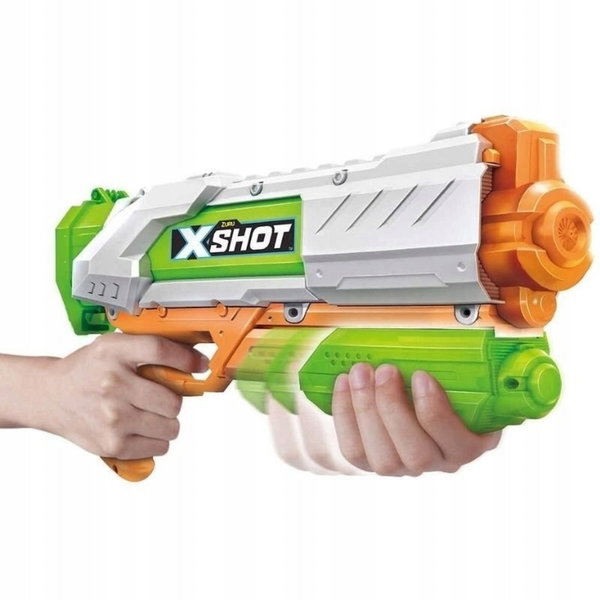 Pistolet X-Shot Zuru pistolet na wodę 700 ml BIAŁO ZIELONY MOCNY ZASIĘG 10m