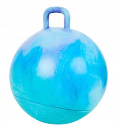 PIŁKA DO SKAKANIA SKACZĄCA Z UCHWYTEM ĆWICZENIA ZABAWA Chmurka 45cm Blue
