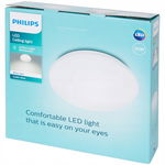 Plafon okrągły LED 10W lampa sufitowa Philips 25 x 6,8 cm CL200 biała MOIRE