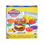 PLAY-DOH Ciastolina BURGER Z FRYTKAMI E5472 HASBRO FOREMKI + 8 TUBEK MASY