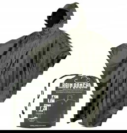 Ponczo Peleryna lekka w kolorze zielonym Uniwersalny rozmiar wodoodporna 88