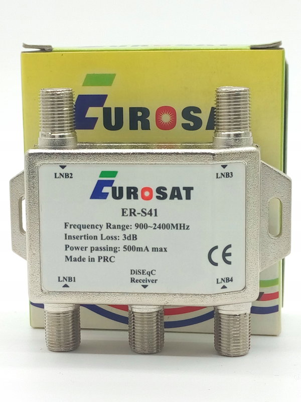 PRZEŁĄCZNIK DiSEqC 4X1 EUROSAT ER-S41