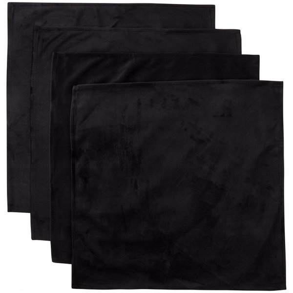 Serwetki do sztućców 40x 40 cm 4szt Black Aksamit
