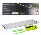 Siatka sportowa + słupki DUNLOP wymiary  609 x 220 cm Tenis siatkówka Gra