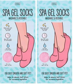 SKARPETKI ŻELOWE NAWILŻAJACE DO PIELĘGNACJI STÓP DOMOWE SPA ZESTAW 2 PARY