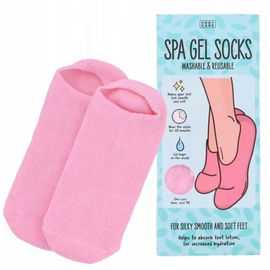 SKARPETKI ŻELOWE NAWILŻAJACE PIELĘGNACJI STÓP DOMOWE SPA ANTYPOŚLIZGOWE 1