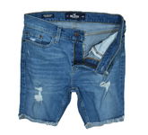 HOLLISTER Epic Flex Skinny Denim Short Spodenki Bermudy W29