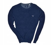 GANT Premium Cotton Sweter Męski Crewneck / M