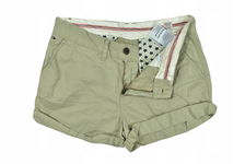 TOMMY HILFIGER Spodenki Damskie Chinosy Khaki / 28