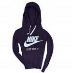 NIKE Logowana Bluza Kangurka z Kapturem / XS