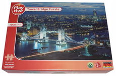 Puzzle Playtive MIASTA 1000 ELEMENTÓW - LONDYN TOWER BRIDGE 38940288