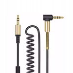 Przewód kabel AUX JACK STEREO 3,5mm SPIRALA łamany