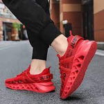 JUST SO SO BUTY MĘSKIE CZERWONE Z LOGO r.39