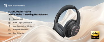 SoundPEATS Space Słuchawki nadouszne Bezprzewodowe Bluetooth 5.3