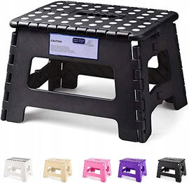 Taboret podnóżek HOUSE DAY czarny 21,6 cm