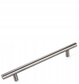 Uchwyt meblowy reling rurka metal INOX/SZLIF 150/200 mm + wkręty