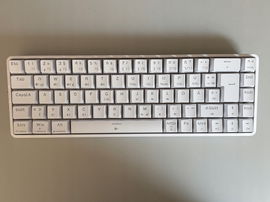 Klawiatura mechaniczna TMKB T68-DE RED SWITCH QWERTZ Biała