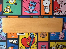 Drewniana podpórka pod nadgarstek na klawiaturę