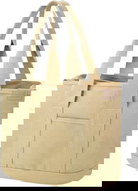 Fecialy Damska torba typu tote bag z płótna z wieloma kieszeniami