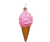 Dekoracja choinkowa PINK ICE CREAM 15 cm