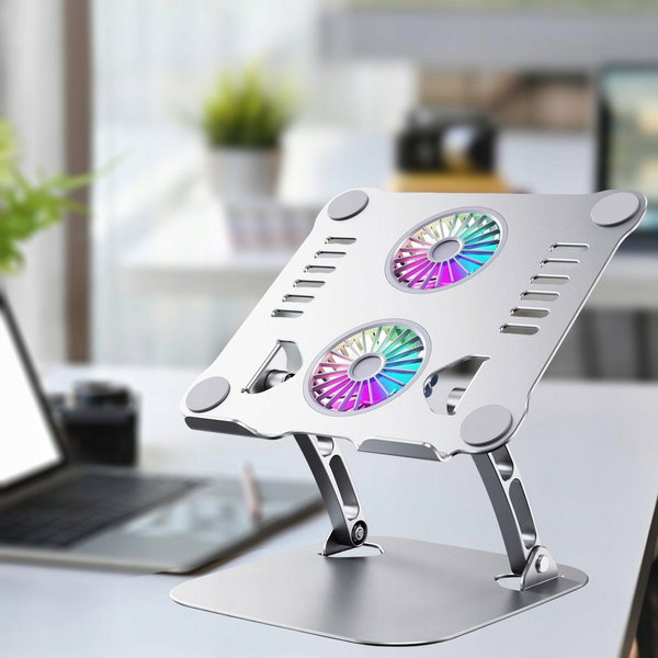 Laptop Stand with Fan ,Aluminium Alloy