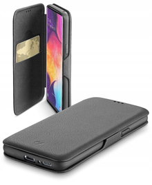 Etui z klapką Cellularline do Samsung GALAXY A50 / GALAXY A30S czarny