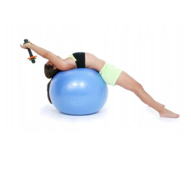 Piłka klasyczna Verk group 65 cm odcienie niebieskiego + POMPKA