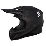 Shot Pulse Solid Matt Black Kask Daszek Xl