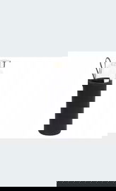 LIVONDO Butelka do picia ze szkła 0,5 l czarna