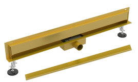 ODPŁYW LINIOWY ŚCIENNY BOCZNY 80cm ZŁOTY