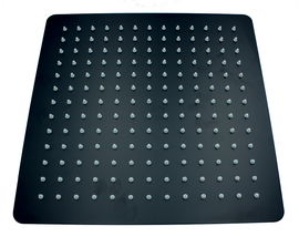 DESZCZOWNICA PRYSZNICOWA CZARNA SLIM 30 METALOWA NATRYSKOWA KWADRATOWA