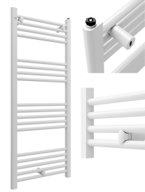GRZEJNIK ŁAZIENKOWY 50/120 cm BIAŁY KALORYFER DRABINKOWY NOWOCZESNY PUERTO