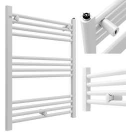 GRZEJNIK ŁAZIENKOWY 60/80 cm BIAŁY KALORYFER DRABINKOWY NOWOCZESNY PUERTO