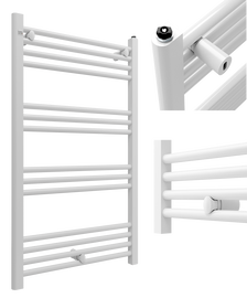 GRZEJNIK ŁAZIENKOWY 60/100 cm BIAŁY KALORYFER DRABINKOWY NOWOCZESNY PUERTO