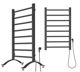 GRZEJNIK ELEKTRYCZNY CZARNY 200W KALORYFER DRABINA WOLNOSTOJĄCY NÓŻKI
