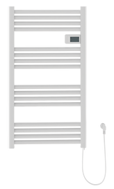 GRZEJNIK ELEKTRYCZNY BIAŁY 500W KALORYFER ŁAZIENKA PROGRAMATOR 3TRYBY