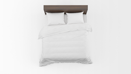 POŚCIEL HOTELOWA ADAMASZEK 150x200 cm + 2 POSZEWKI