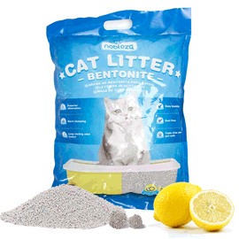 Bentonitowy żwirek dla kota o zapachu cytrynowym 3,2 kg 3.8 l