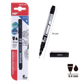Marker precyzyjny, techniczny 0,4 mm MP PE331-05 czarny