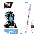 Dwustronny marker kreatywny Artix PP915-80 PHTHALO BLUE