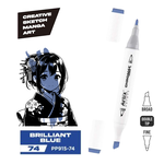 Dwustronny marker kreatywny Artix PP915-74 BRILLANT BLUE