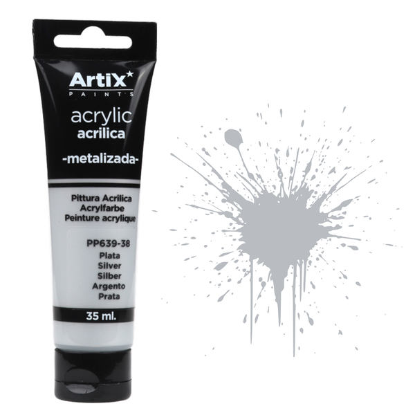 Farba akrylowa SILVER Artix PP639-38, 35ml