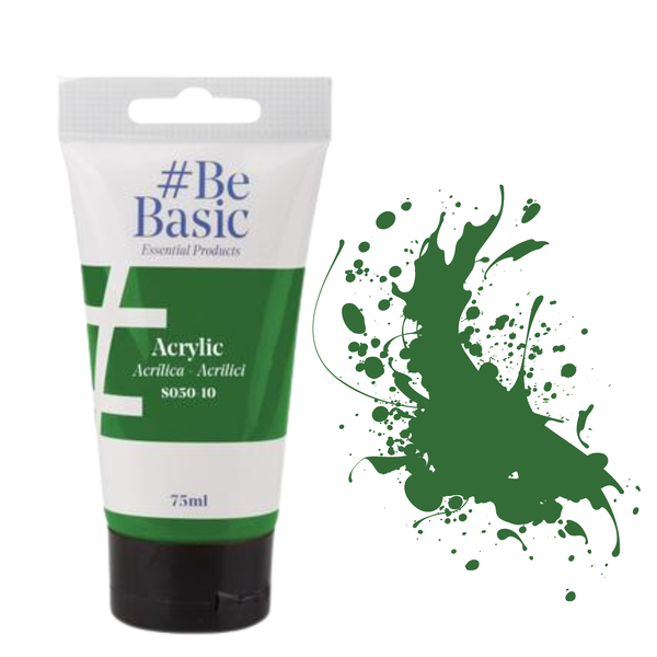Farba akrylowa GRASS GREEN Be Basic 75ml