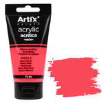 Farba akrylowa NEON RED Artix PP632-3, 75ml