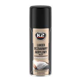Lakier akrylowy K2 RALLY  bezbarwny 400ml