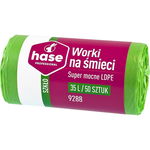 Worki do segregacji 35l szkło HASE SUPER MOCNE 50 szt. zielone