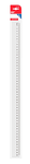 MP PL025 linijka 50cm | plastikowa | przezroczysta