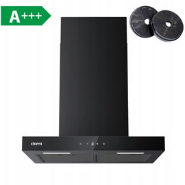 Okap ścienny Ciarra CBCB6102-B A+++ 60 cm z obiegiem powietrza 650 m³/h