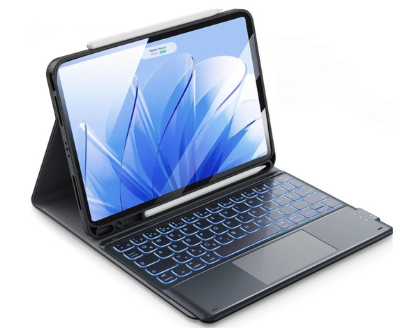 Earto Magic Keyboard tylko do iPad Pro 11 M4 2024, 11 cali QWERTZ czarny
